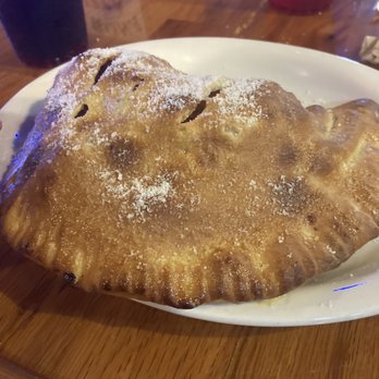 Verona Pizza  - All meat Calzone with spicy marinara and jalapeños! Pic does zero justice to this masterpiece! - Pizza Near Me - Lawrenceburg, Kentucky