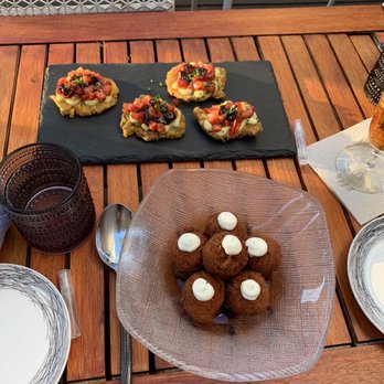 Seven Reasons - Cheese Arepitas and patacón playero. The arepitas were to die for! - Latin American Near Me - Washington, DC, District of Columbia