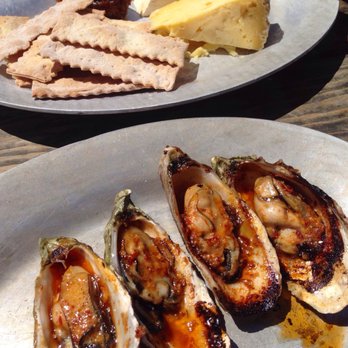 Hog Island Oyster - BBQ oysters and cheese - Seafood Near Me - Marshall, California