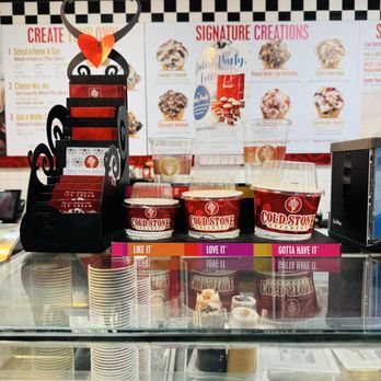 Cold Stone Creamery - Inside - Ice Cream & Frozen Yogurt Near Me - San Marcos, California Cold Stone Creamery - Inside - Ice Cream & Frozen Yogurt Near Me - San Marcos, California