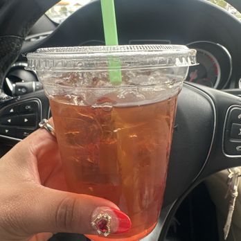 Java Johnny's - Peach  black iced tea - Coffee & Tea Near Me - Fair Oaks, California