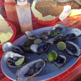 La Sinaloense Restaurant - Fresh oyster!!! Yummy for my husbands tummy!!! - Mexican Near Me - Spring Valley, California