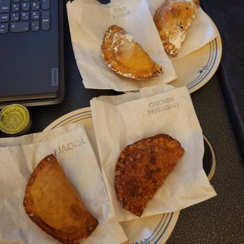 The Empanada Spot - Seafood, chicken parmesan, guava and cheese and sweet plantains and cheese empanadas - Empanadas Near Me - Oakland Gardens, New York The Empanada Spot - Seafood, chicken parmesan, guava and cheese and sweet plantains and cheese empanadas - Empanadas Near Me - Oakland Gardens, New York