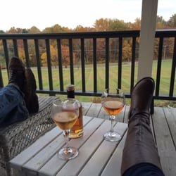 Inn Orchard Gap - Siting on the porch enjoying the view.