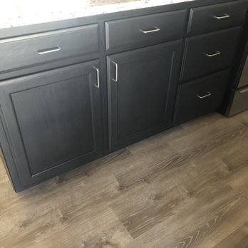 Superior Paint & Stain - Painted cabinets and vinyl laminate floor - Painters Near Me Superior Paint & Stain - Painted cabinets and vinyl laminate floor - Painters Near Me