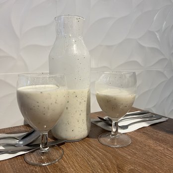 Papa's Shish Kabab - two glasses and a bottle of milk - Persian/Iranian Near Me - Coquitlam, British Columbia Papa's Shish Kabab - two glasses and a bottle of milk - Persian/Iranian Near Me - Coquitlam, British Columbia
