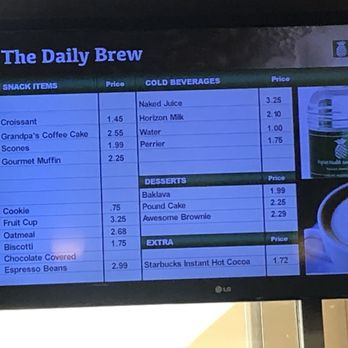 The Daily Brew - a menu on a large screen - Coffee & Tea Near Me - Miami, Florida The Daily Brew - a menu on a large screen - Coffee & Tea Near Me - Miami, Florida