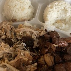 Hawaiian Bros Island Grill - Classic - Mixed Plate Lua Pig and Kilauea Chicken