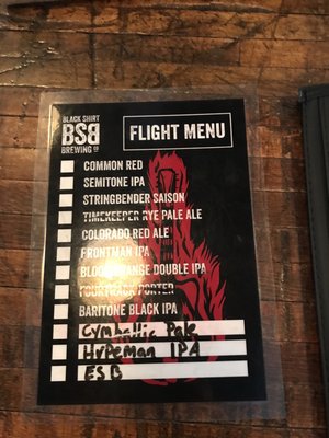 Menu photo 5 Black Shirt Brewing Denver, CO