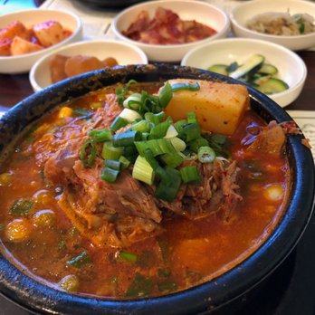 Ko Hyang Restaurant - Spicy Pork Spine Soup 9.95 Lunch - Korean Near Me - Chantilly, Virginia