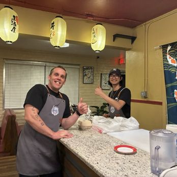 East Asian Kitchen - Waiters John and Haruki - Sushi Bars Near Me - Albuquerque, New Mexico