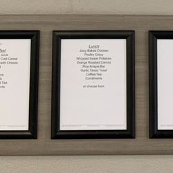 Avista Nursing and Rehab - Meal offerings for the day - Breakfast, Lunch & Supper