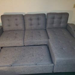 Furniture Depot - Sofa bed pulled out