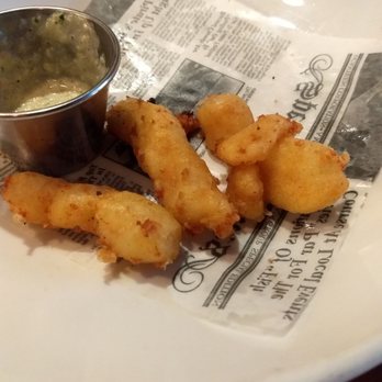 Great Dane Pub & Brewing - Huge cheese curds!! Crispy dipping sauce was good too - American Near Me - Madison, Wisconsin Great Dane Pub & Brewing - Huge cheese curds!! Crispy dipping sauce was good too - American Near Me - Madison, Wisconsin