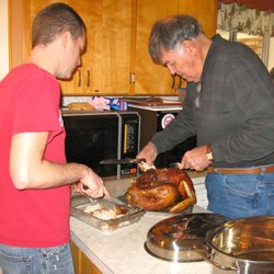 Westminster Reformed Presbyterian Church - Food prep for Thanksgiving Outreach Ministry.