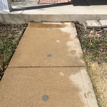 Mud Jacking STL - Raised and leveled sidewalk 4" - Masonry/Concrete Near Me - Wright City, Missouri