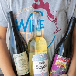 Rocky Top Wine Trail - A few of the wines offered along the wine trail.