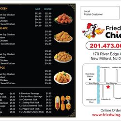 Fried Wing Chicken - Menu