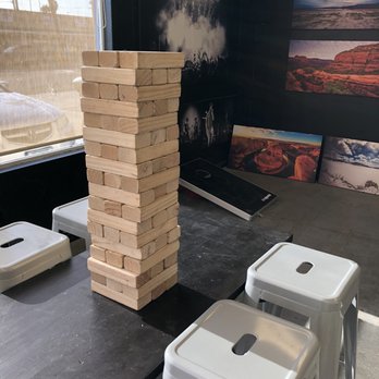 AxeVentures - Giant jenga game - Axe Throwing Near Me - San Diego, California