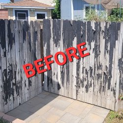 G Squad Fencing - Dog-eared tired old fence/gate.