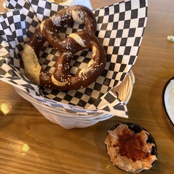 Café Berlin - Pretzel with mustard cheese - German Near Me - Las Vegas, Nevada