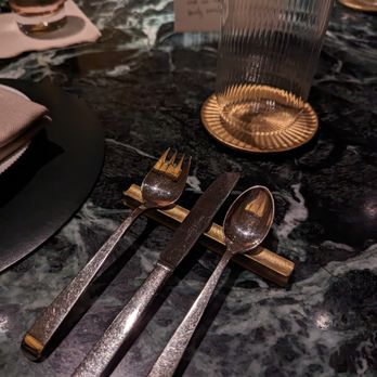 Saga - Place setting - New American Near Me - New York, New York Saga - Place setting - New American Near Me - New York, New York