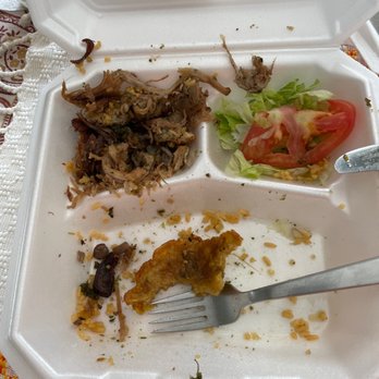 D’Corner Latin Restaurant - Pernil (pork) and arroz con gandules...very bad food, poor quality. - Puerto Rican Near Me - Richmond Hill, Georgia D’Corner Latin Restaurant - Pernil (pork) and arroz con gandules...very bad food, poor quality. - Puerto Rican Near Me - Richmond Hill, Georgia