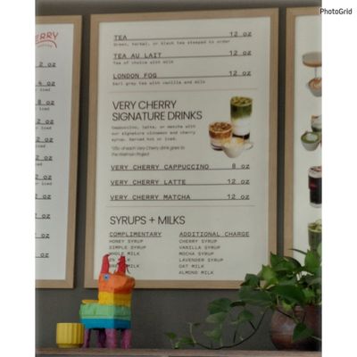 Menu photo 1 Cherry Coffee Shop Fort Worth, TX