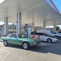 76 Gas Station - cars fueling in October 2025