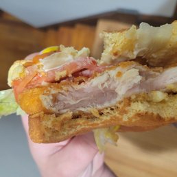 raw chicken sandwich! Hopefully I won't get sick!! raw chicken sandwich! Hopefully I won't get sick!!