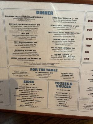 Menu photo 8 The Post Mountain House Estes Park Estes Park, CO Menu photo 8 The Post Mountain House Estes Park Estes Park, CO