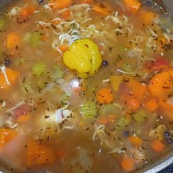 This is chicken soup from Jamaica.