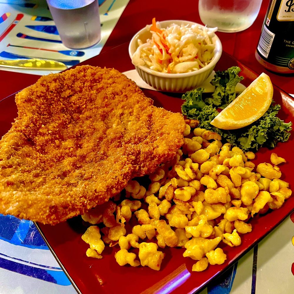 River Run Restaurant - Classic schnitzel - Fish & Chips Near Me - Goderich, Ontario River Run Restaurant - Classic schnitzel - Fish & Chips Near Me - Goderich, Ontario