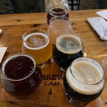 Brew Lab - Beer flight - Breweries Near Me - Overland Park, Kansas