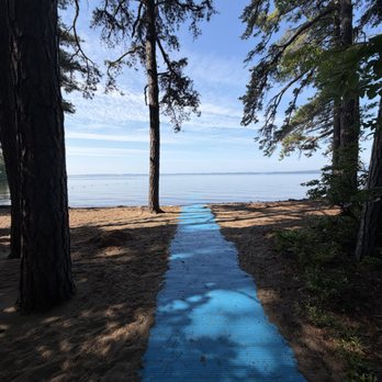 Sebago Lake State Park - Handicap access to swimming area in day use picnic area - Parks Near Me - Casco, Maine