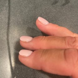Wildwood Nail Spa - Doesn't even cover entire nail. These Photos were right after I got home from the salon.