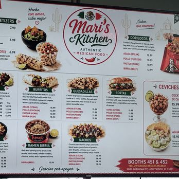 Maris Kitchen - Menu - Food Stands Near Me - Hollywood, Florida Maris Kitchen - Menu - Food Stands Near Me - Hollywood, Florida