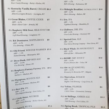 Flat Iron Tap - Beers on tap - Burgers Near Me - Lake Geneva, Wisconsin