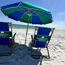 Sandpiper Cove - Beach & chair service. Guests check-in with the beach attendants & provide their name and condo unit number