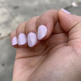 No chip nails - love this OPI color!