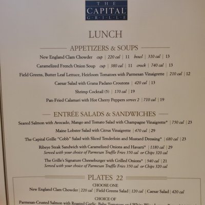 Menu photo 6 The Capital Grille Chicago, IL Menu photo 6 The Capital Grille Chicago, IL