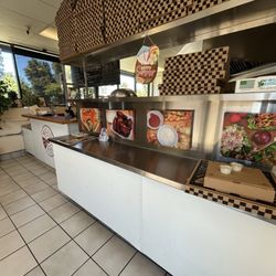 Counter and front area