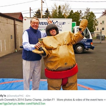 Donnelly's - Marty with Jordan, our 2014 Sumo Champ - Plumbing Near Me - Lansdale, Pennsylvania