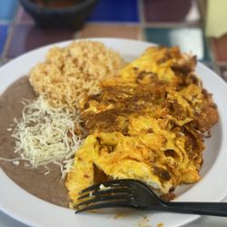Carrillo's Mexican Deli - My dish what was absolutely delicious, Huevos con Chorizo. I honestly didn't want to finish it because it was so damn good