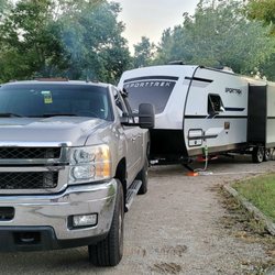 Taylorsville Lake State Park Campground - What a perfect location for our home on wheels as we head back to Central Ohio for the month of October!