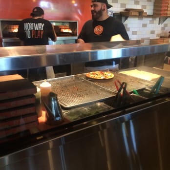 Blaze Pizza - There's my beautiful pizza waiting to be devoured - Salad Near Me - Davie, Florida