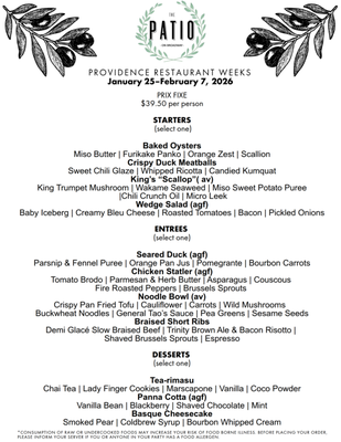 Menu photo 3 The Patio on Broadway - Providence Providence, RI Menu photo 3 The Patio on Broadway - Providence Providence, RI