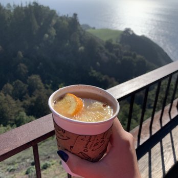 Cafe Kevah - Apple Cider
(They usually offer ceramic cups, but I wanted my drink for to-go) - New American Near Me - Big Sur, California Cafe Kevah - Apple Cider
(They usually offer ceramic cups, but I wanted my drink for to-go) - New American Near Me - Big Sur, California
