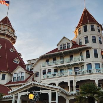 Hotel del Coronado, Curio Collection by Hilton - Gorgeous antique towers at the hotel - Coronado, CA
