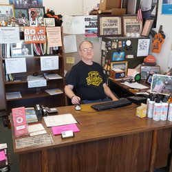 Richard our Sales Manager and resident Two Degree Alumni of Oregon State proudly display his collection of Beaver Memorabilia.
